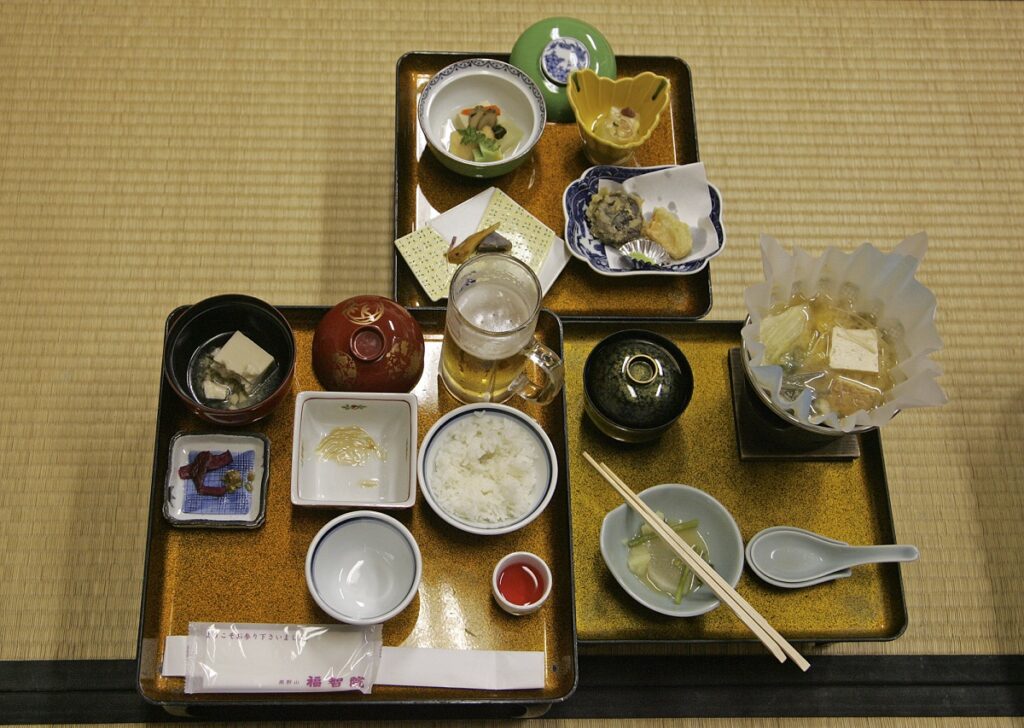 Abendessen in Japan