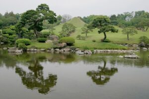 Japanischer Garten in Kumamoto