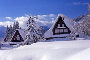 Wintermärchen Shirakawa (UNESCO)