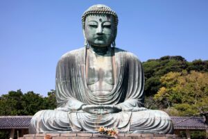 Daibutusu  der große Buddha von Kamakura