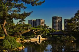 Shukkei-en Garten in Hiroshima